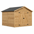 Abri de jardin en bois de pin avec toit en bitume 300x250x200 cm
