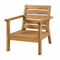 Fauteuil en bois de teck pour extérieur 60x60x90 cm